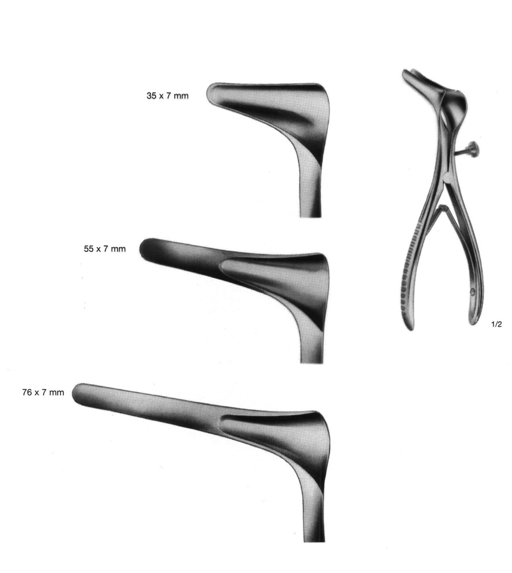 COTTLE SPEKULUM 55X7MM 13.5CM